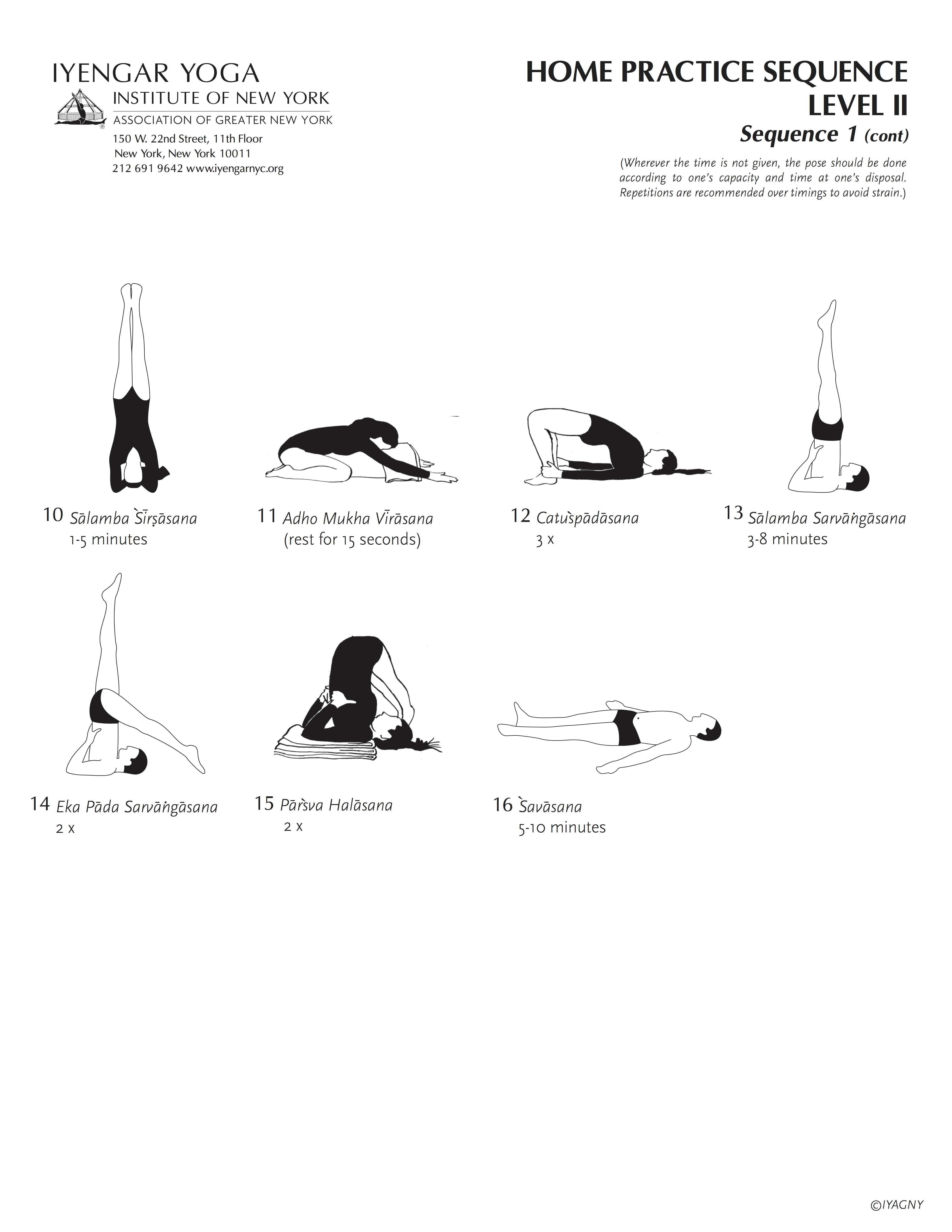yoga sequence template